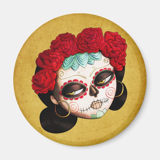 Imã La Catrina - Dia de Los Muertos Girl (Frente)