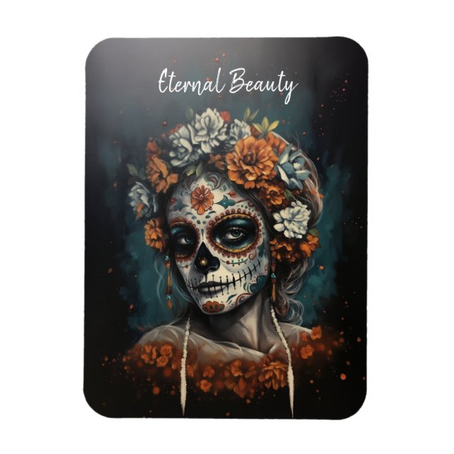 Ímã La Catrina Espírito Eterno Dia dos Mortos (Vertical)