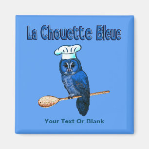 Imã La Chouette Bleue Cafe