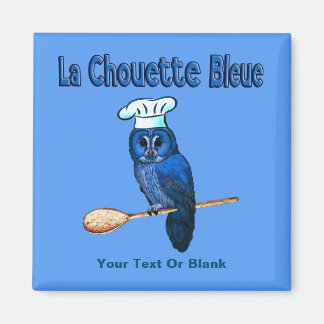 Imã La Chouette Bleue Cafe