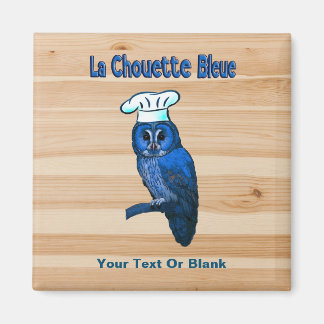 Imã La Chouette Bleue Cafe