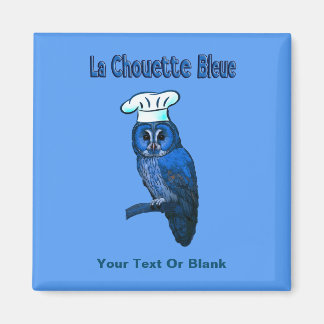 Imã La Chouette Bleue Cafe