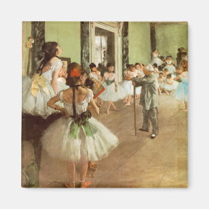 Imã La Classe de Danse por Edgar Degas