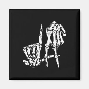 Imã La Hand Sinal Lazy DIY Halloween Costume Skeleton