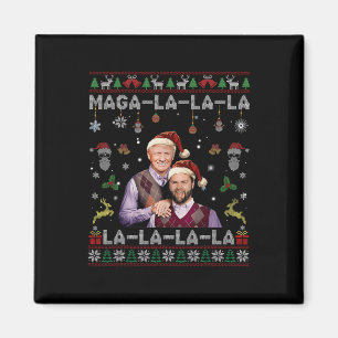 Imã La La Donald Trump Potus 47 Ugly Christmas Swea