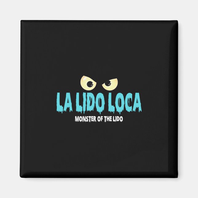 Imã La Lido Loca Monstro Humor Para Fãs de Cruzeiro E  (Frente)