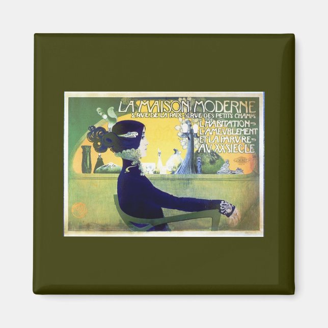 Imã La Maison Moderne Art Noveau (Frente)