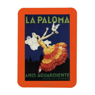 Ímã La Paloma - promocional de Aguardiente dos Anis