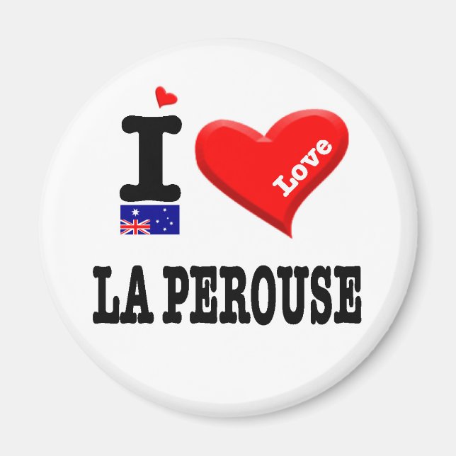Imã LA PEROUSE - Eu amo (Frente)