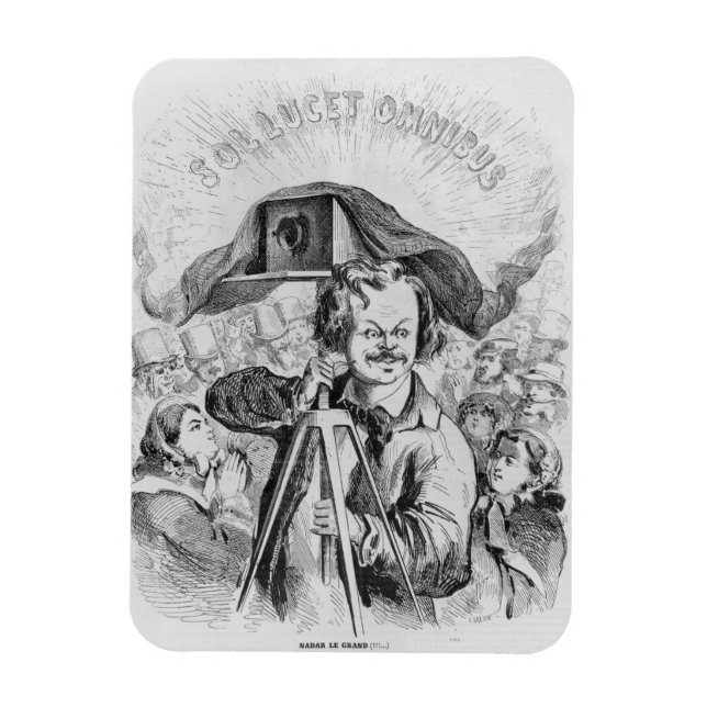 Ímã 'La Photographie, Nadar (1820-1910) le Grand (!!!! (Vertical)