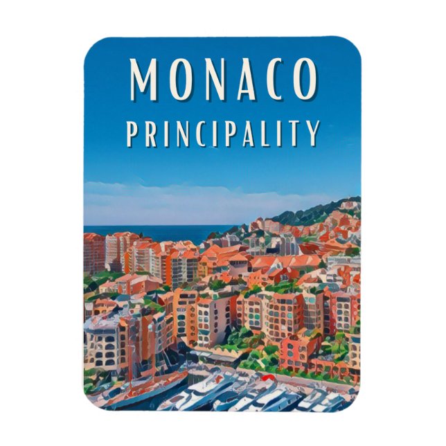 Ímã La principauté de Mônaco (Vertical)