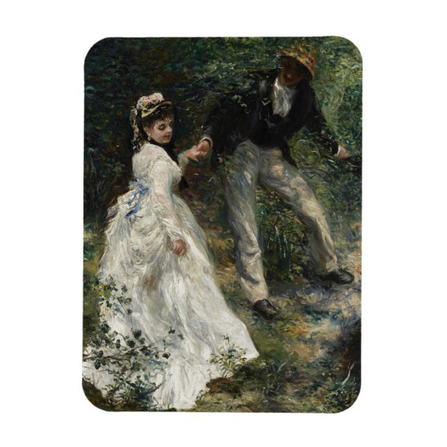 Ímã La Promenade Renoir Impressionista Pintura (Vertical)