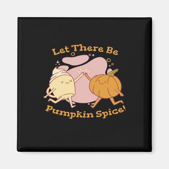 Imã Lá Pumpkin Spice Outono Está Queda Y'all (Frente)