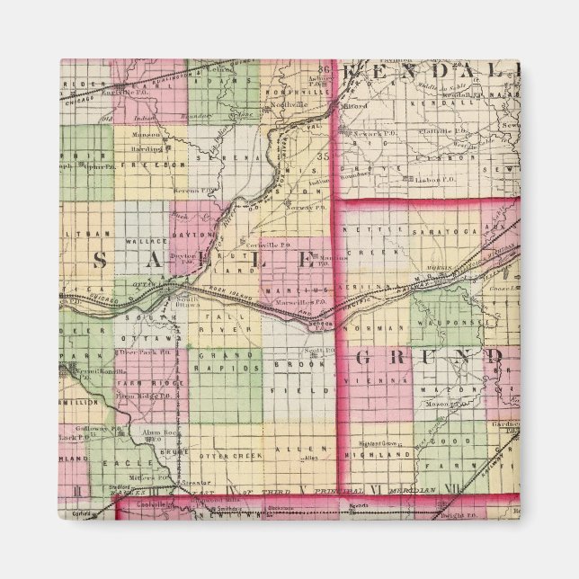 Imã La Salle, Grundy, condados de Livingston (Frente)