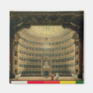 Imã La Scala, Milão, durante um desempenho