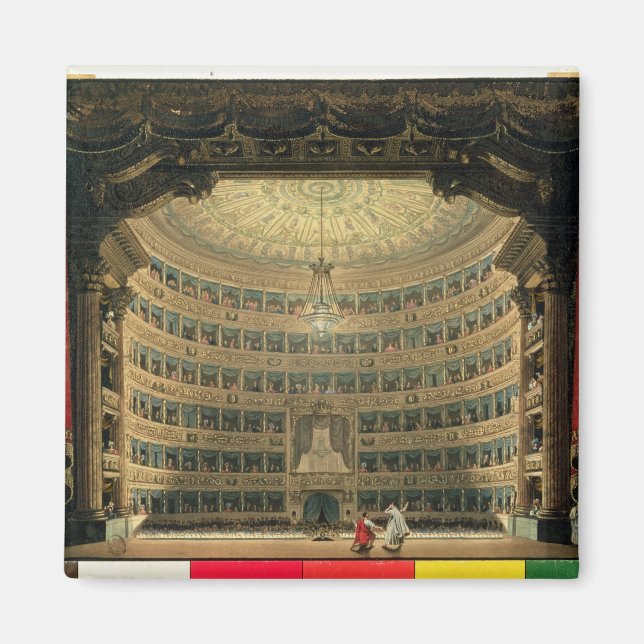 Imã La Scala, Milão, durante uma apresentação (Frente)