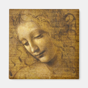 Imã La Scapigliata, 1508 por Leonardo da Vinci