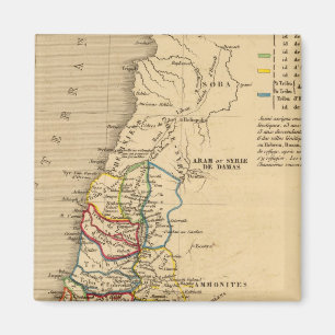 Imã La Terre Sainte partagee en 12 tribus