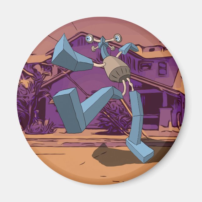 Imã Lá vai a vizinhança (Frente)