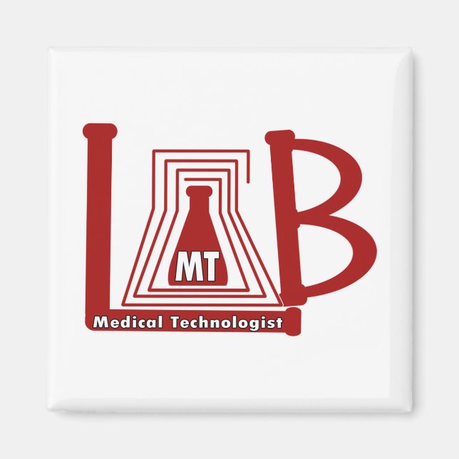 IMÃ LAB FLASK LOGO MT - TECNOLOGISTA MÉDICA (Frente)