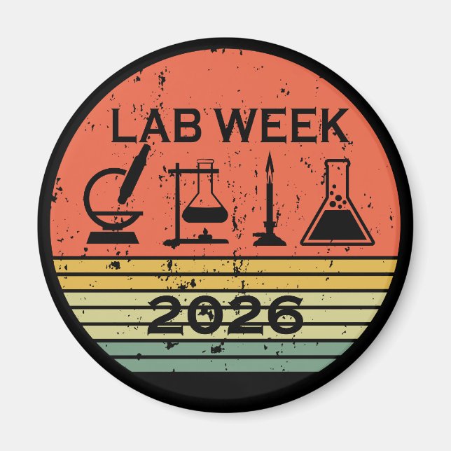 Imã Lab Week 2026 Medical Laboratory Professionals (Frente)