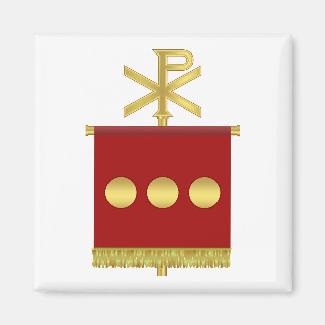 Imã Labarum com ímã Chi Rho (Frente)