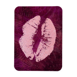 Ímã Lábios de brilho rosados sexy brilhantes