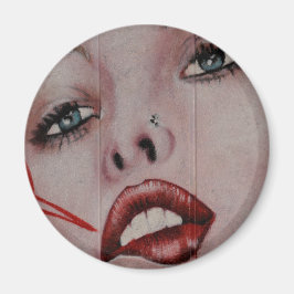 Imã Lábios vermelhos