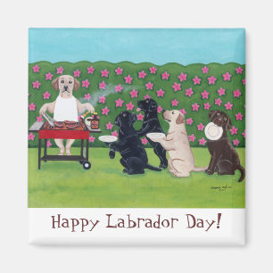 Imã Laboratórios do partido do CHURRASCO no jardim da