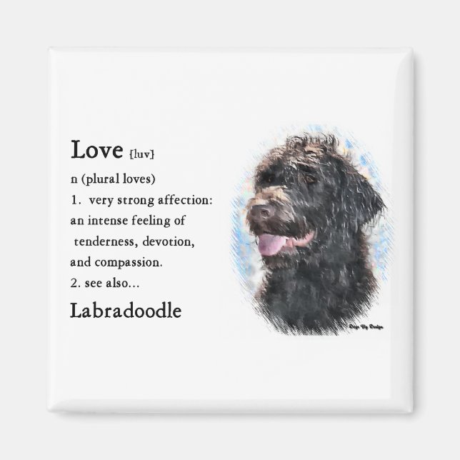 Imã Labradoodle Gifts (Frente)