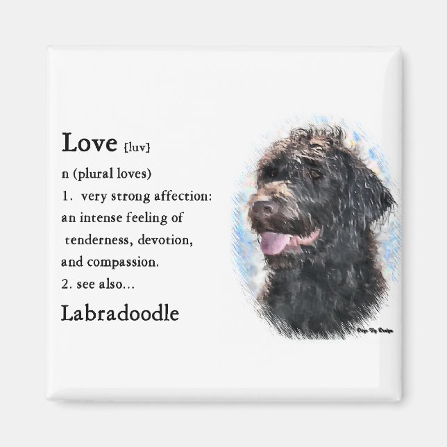Imã Labradoodle Gifts (Frente)