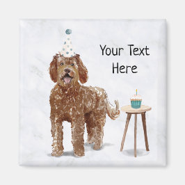Imã Labradoodle Imagem personalizada