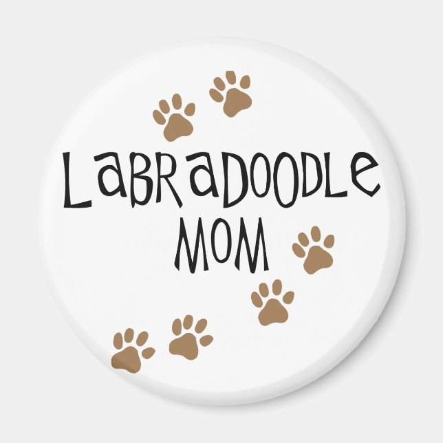 Imã Labradoodle Mãe (Frente)