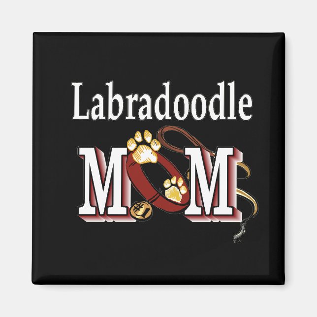 Imã Labradoodle MOM Gifts (Frente)