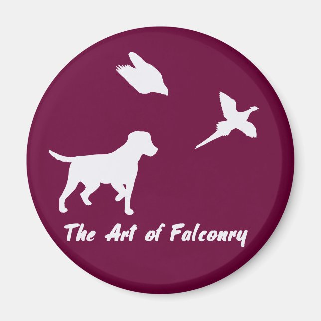 Imã Labrador e Falconry (Frente)