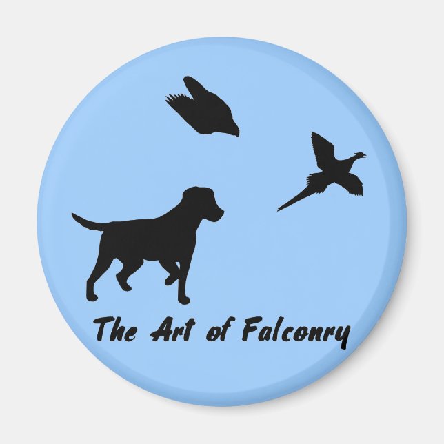 Imã Labrador e Falconry (Frente)