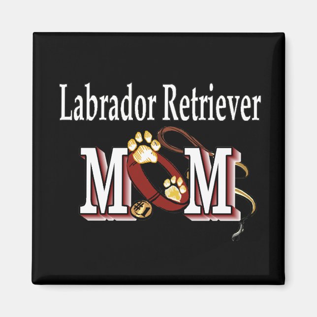 Imã labrador e recuperadora mãe Magnet (Frente)