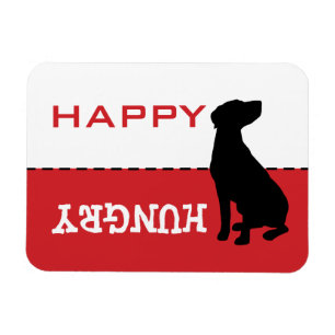 Ímã Labrador Lab Catahoula Alimenta-Me Sinal De Magnet