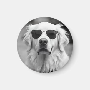 Imã Labrador Legal com Óculos de Sol – Design de Cacho