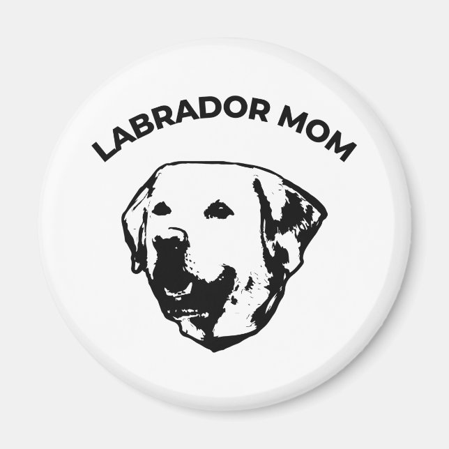 Imã Labrador Mãe (Frente)