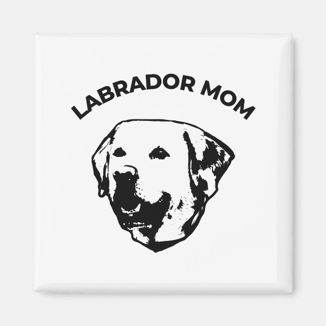 Imã Labrador Mãe (Frente)