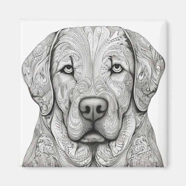Imã Labrador Retriever Magnet (Frente)