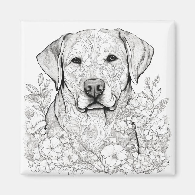 Imã Labrador Retriever Magnet (Frente)