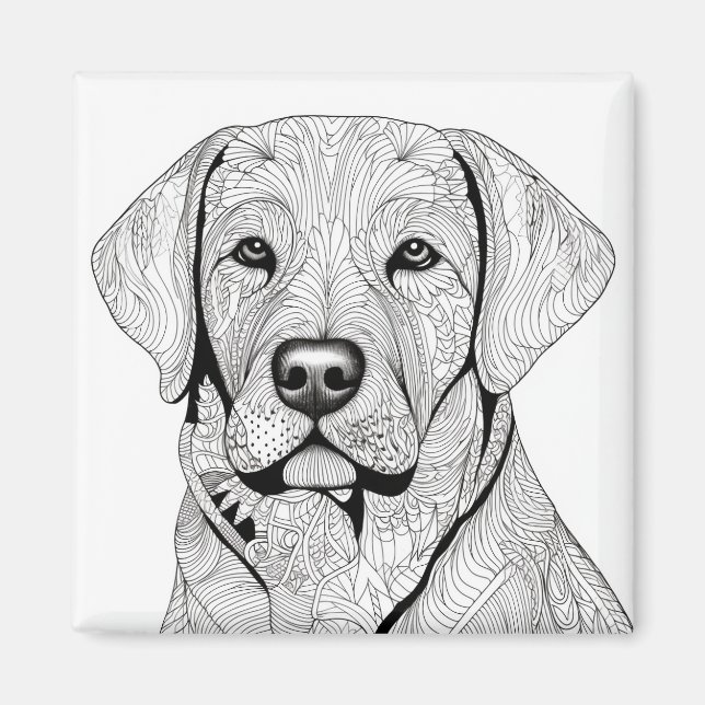 Imã Labrador Retriever Magnet (Frente)