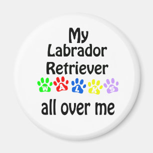 Imã Labrador Retriever Walks Design