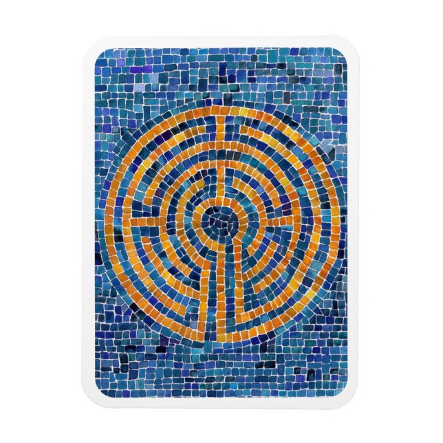 Ímã LABYRINTH IV 3x4 Magneta flexível - Branco (Vertical)