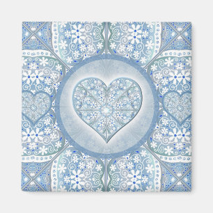 Imã Lace cerâmico Azul claro