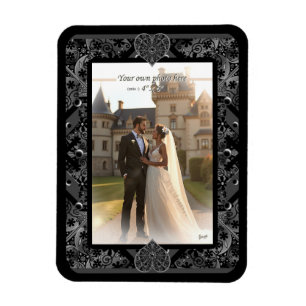 Ímã Lace cerâmico Preto