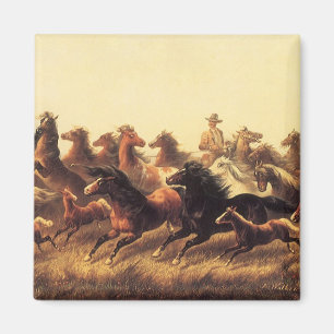 Imã Laço de Cavalos Selvagens por James Walker