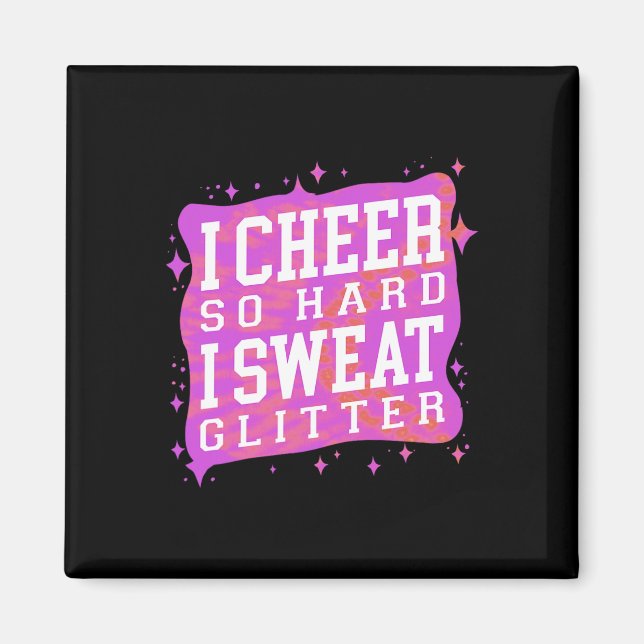 Imã Laco divertido de cheerleading tingimento Cheer ga (Frente)